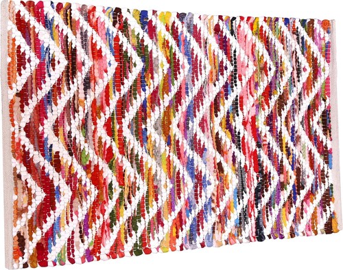 Rechteckiger jute teppich - jute,