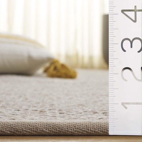 Teppich 122x122 beige - 122x122, cm
