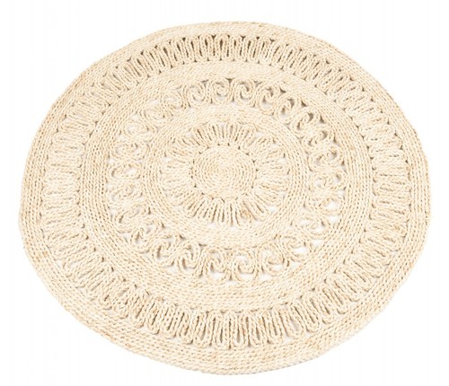 Nadeco strohteppich mit muster - nadeco,